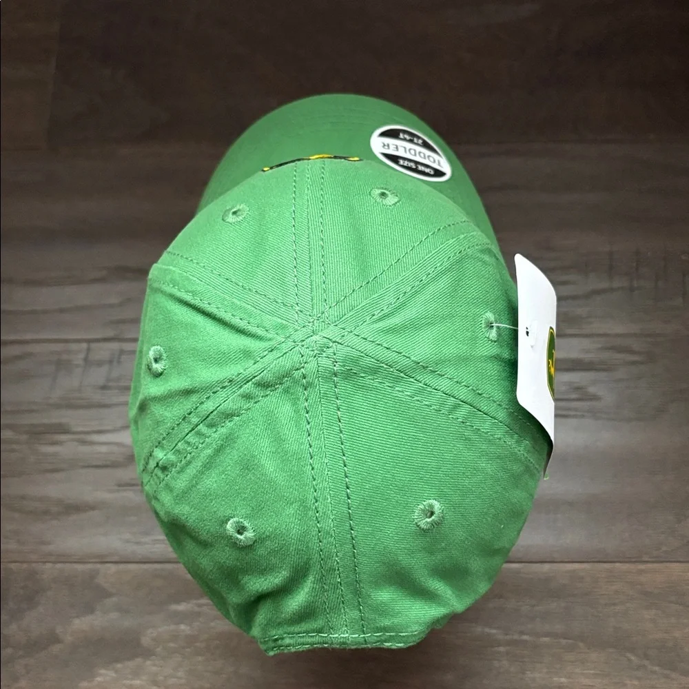 John Deere Elastic back embroidered logo,6 vent panel,baseball/trucker cap